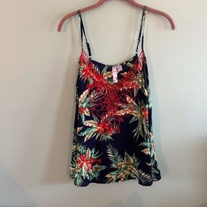 Floral tank top